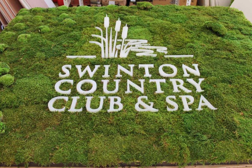 Custom Made Signage for Swinton Country Club & Spa